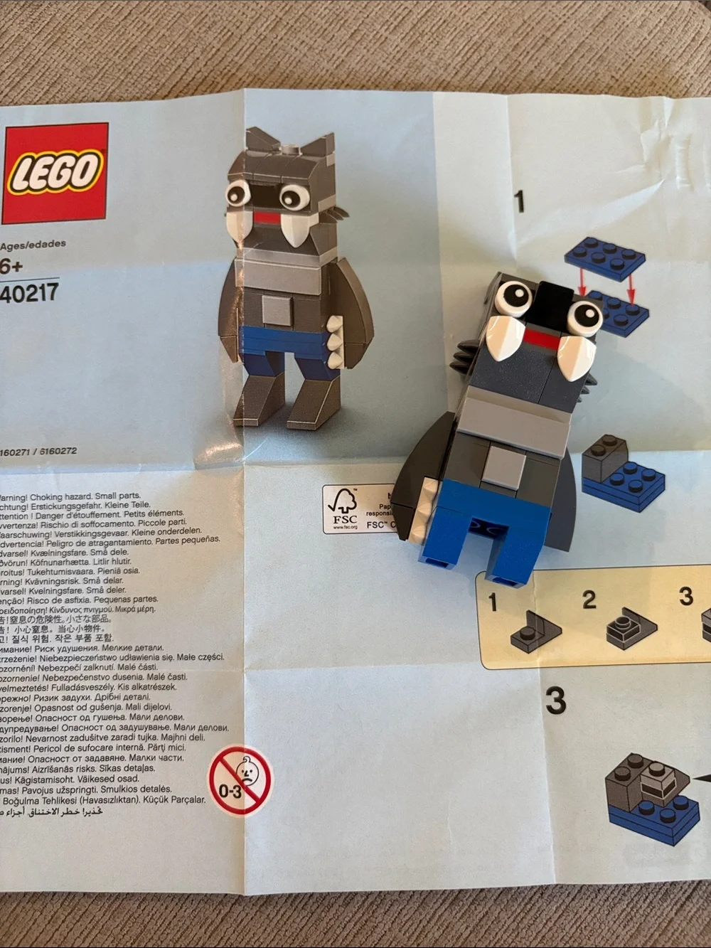 LEGO #40217 Monthly MiniBuild Werewolf